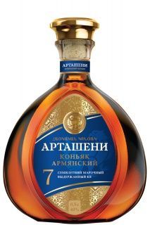 Коньяк армянский марочный выдержанный "КВ" семилетний "Арташени"